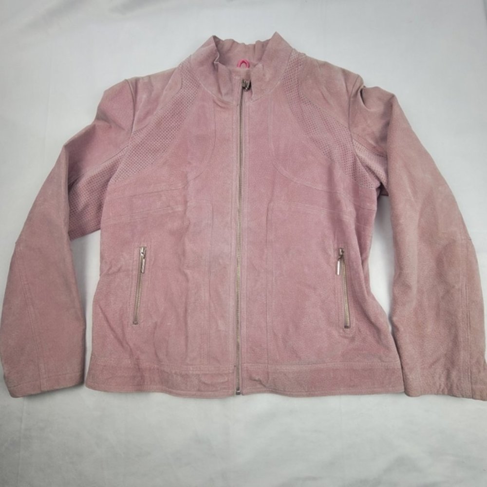 Wilsons Leather Maxima Pink Moto Riding Jacket Women's Size 1X